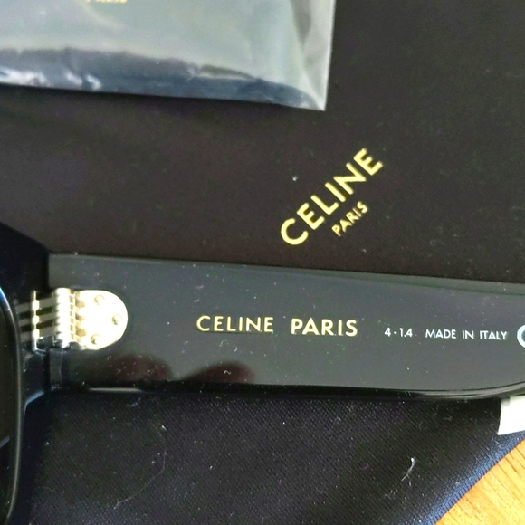 CELINE 🔥 NWT 🔥 Bold Three Dots 54MM Rectangular Sunglasses. NEVER USED! - Picture 7 of 17